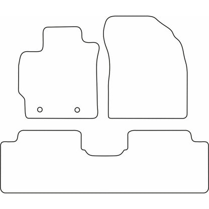 Autoteppiche passend für Toyota Auris 2007-2012