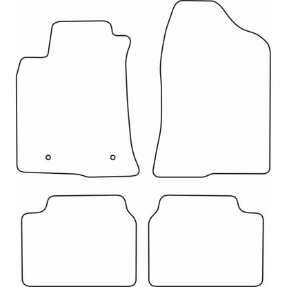 Autoteppiche passend für Toyota Avensis 2005-2009