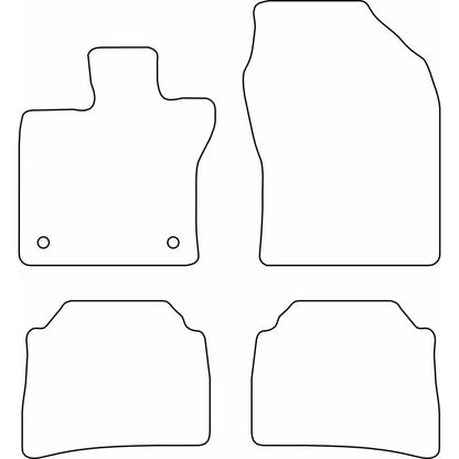 Autoteppiche passend für Toyota Prius V (XW60) 2023-