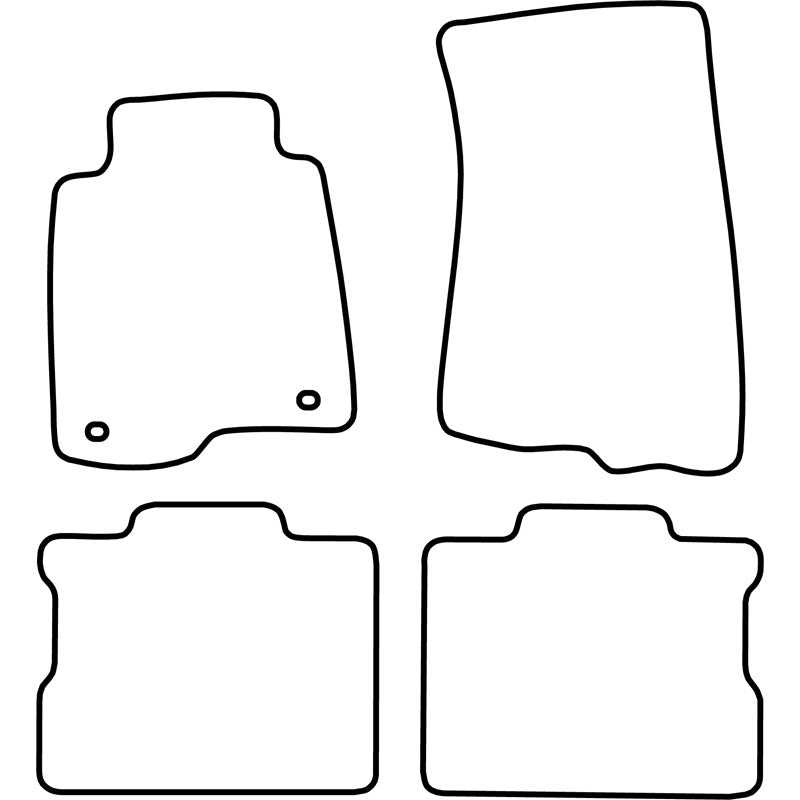 Autoteppiche passend für Volvo 240/260 1981-1993