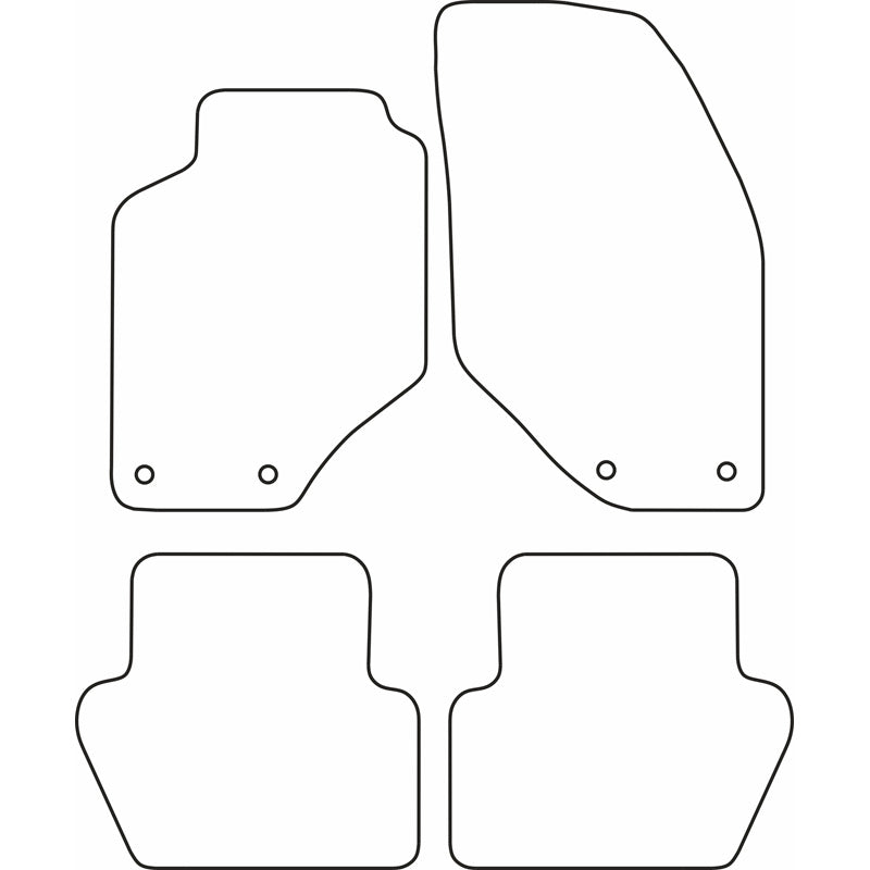 Autoteppiche passend für Volvo S70/V70 1997-2001