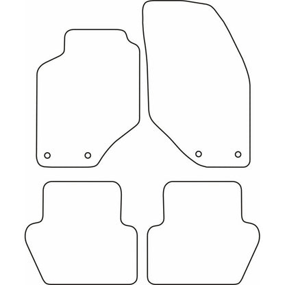 Autoteppiche passend für Volvo S70/V70 1997-2001