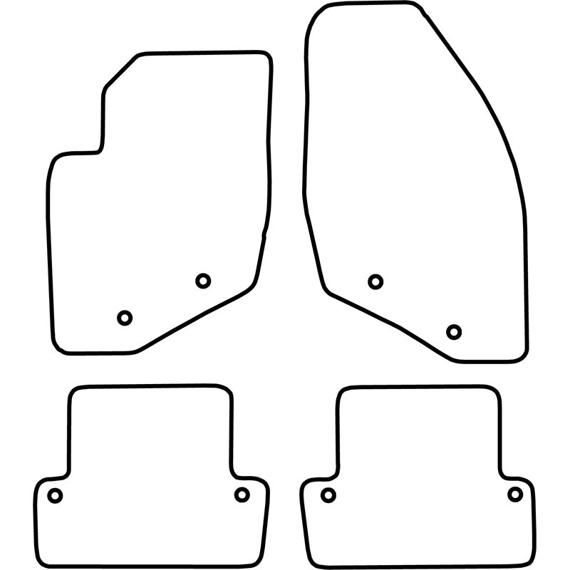 Autoteppiche passend für Volvo S60 2000-2010