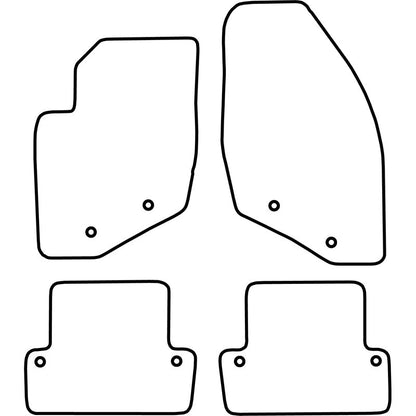 Autoteppiche passend für Volvo S60 2000-2010