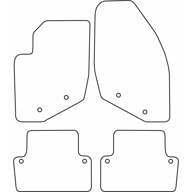 Autoteppiche passend für Volvo S70/V70/XC70 2001-2008