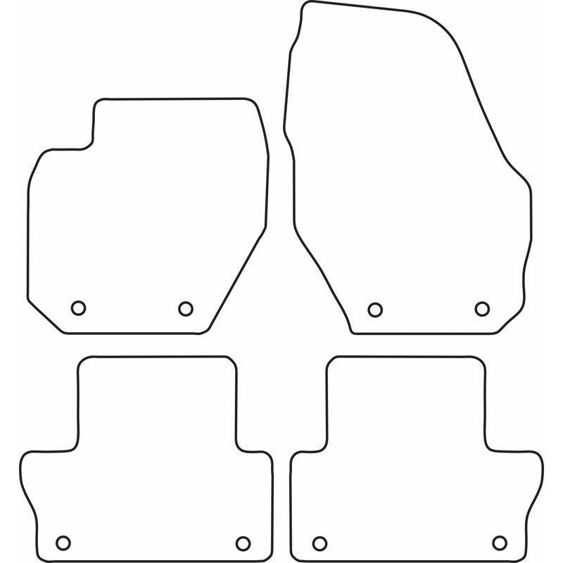 Autoteppiche passend für Volvo XC60 2008-2016