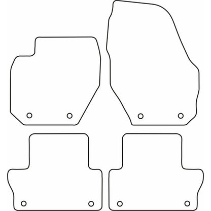 Autoteppiche passend für Volvo XC60 2008-2016