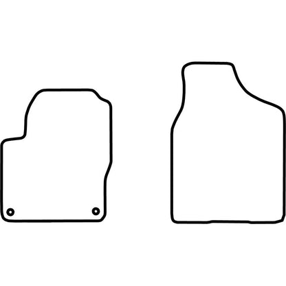 Autoteppiche passend für Volkswagen Sharan 1995-2006 (nur vorne)