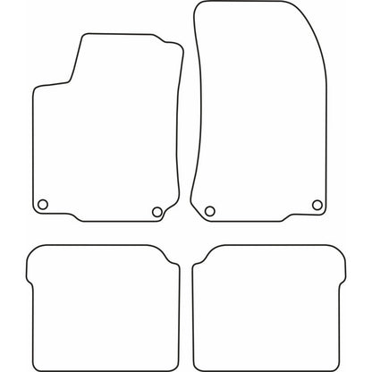 Autoteppiche passend für Volkswagen Golf IV 1998-2001