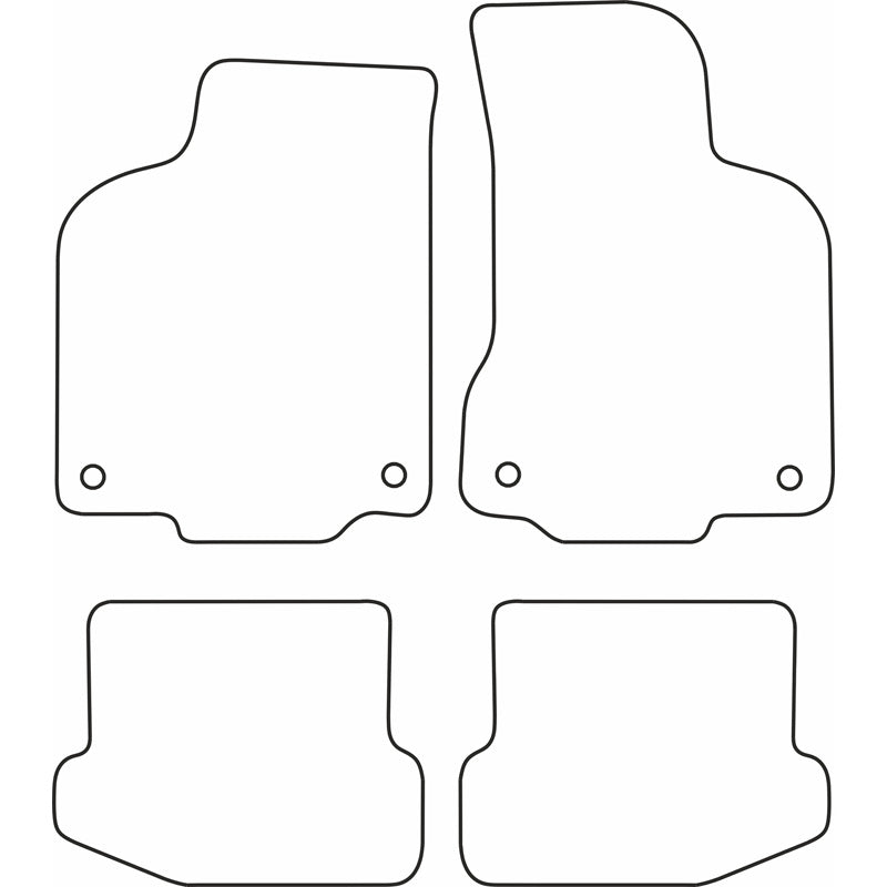 Autoteppiche passend für Volkswagen Polo 6N2 1999-2001