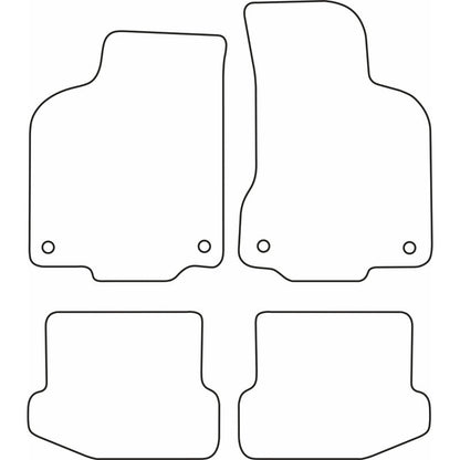 Autoteppiche passend für Volkswagen Polo 6N2 1999-2001