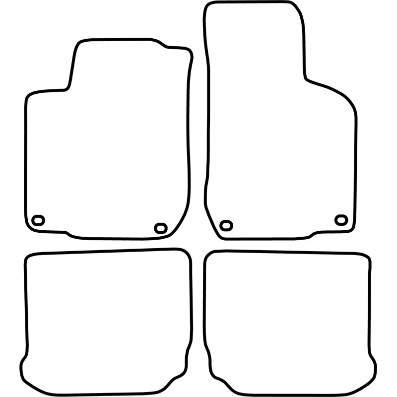 Autoteppiche passend für Volkswagen Golf IV 2001-2003