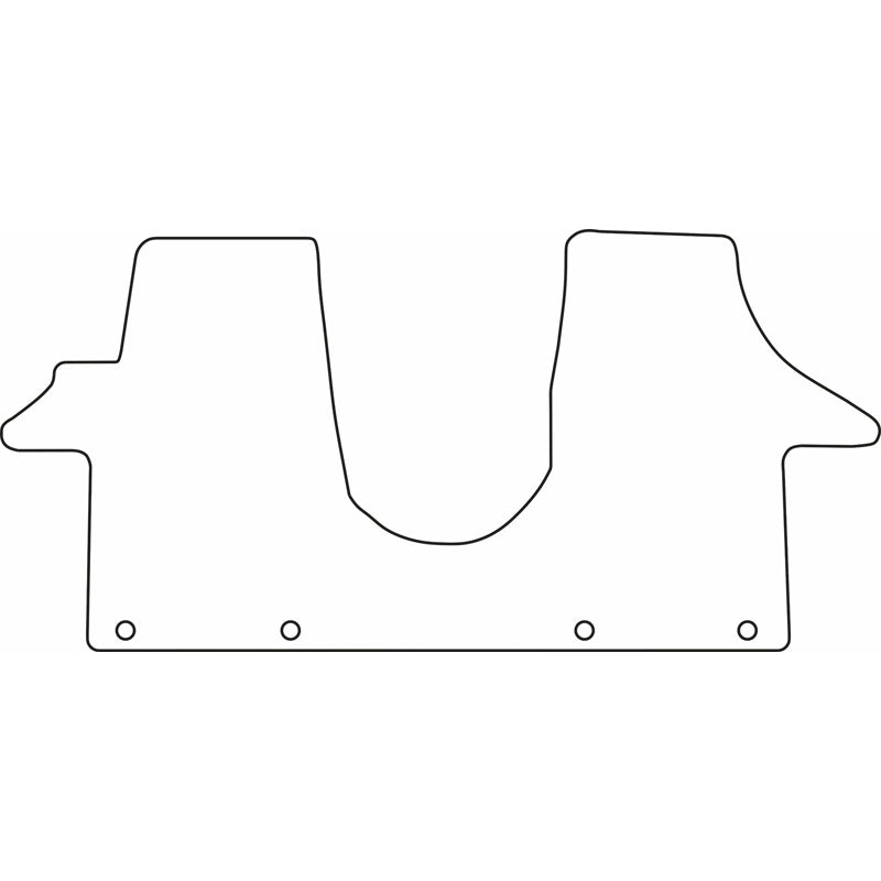 Autoteppiche passend für Volkswagen Transporter T5 2003-2015 & T6 2015- (nur vorne)