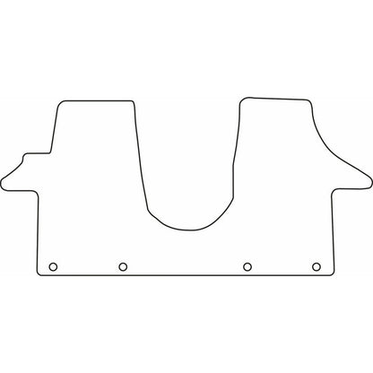 Autoteppiche passend für Volkswagen Transporter T5 2003-2015 & T6 2015- (nur vorne)