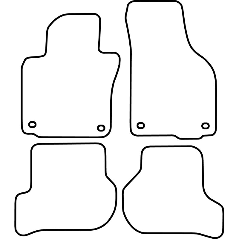 Autoteppiche passend für Volkswagen Golf V 2003-2007