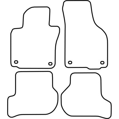 Autoteppiche passend für Volkswagen Golf V 2003-2007