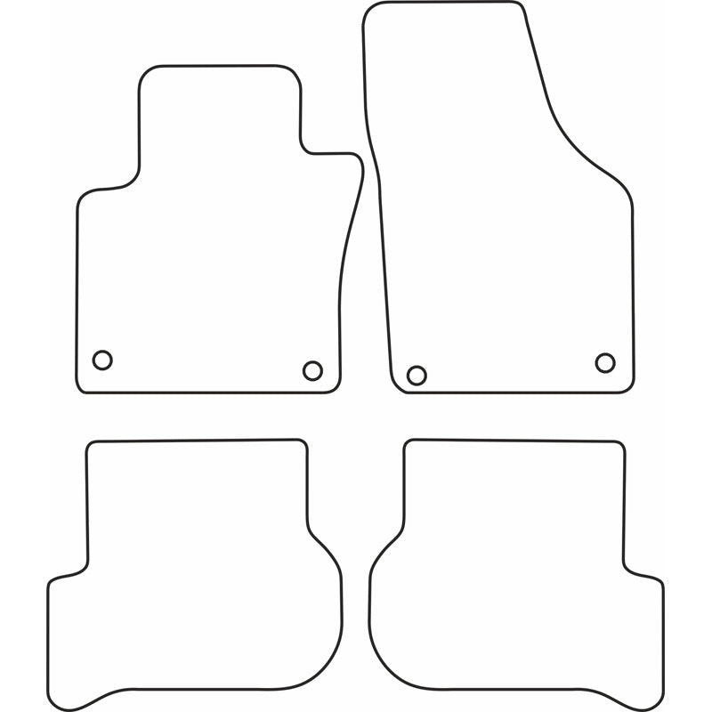 Autoteppiche passend für Volkswagen Golf Plus 2003-2007