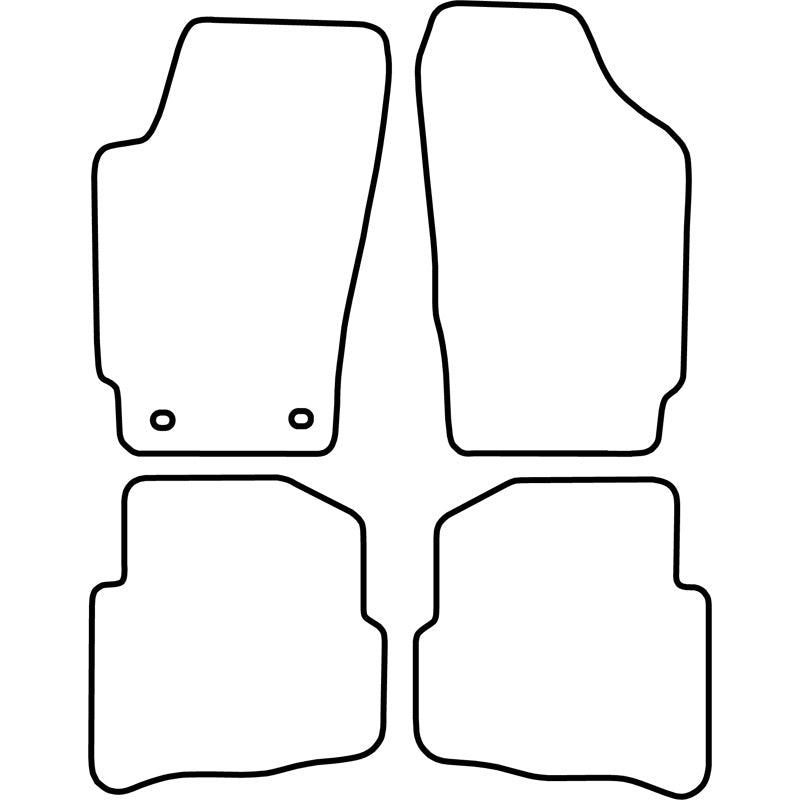 Autoteppiche passend für Volkswagen Fox 2005-2007