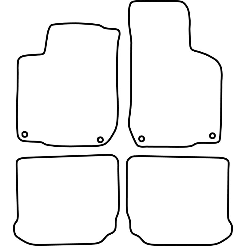Autoteppiche passend für Volkswagen Bora 1998-2005