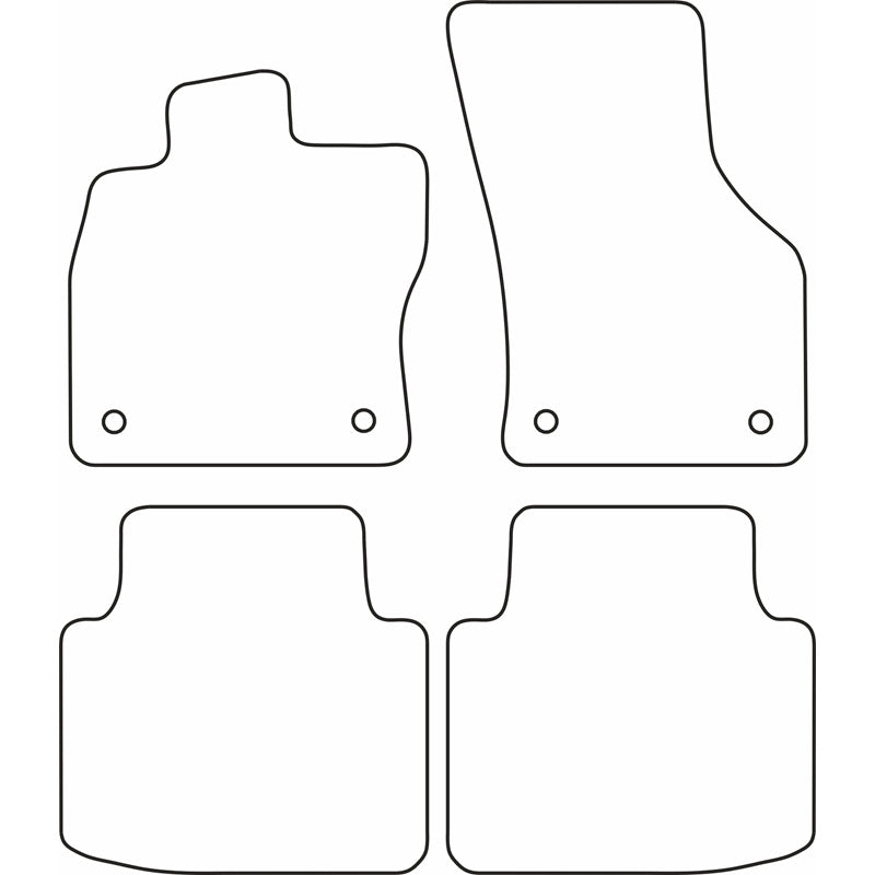 Autoteppiche passend für Volkswagen Arteon (3H7) 2017- & Shooting Brake (3H9) 2020-