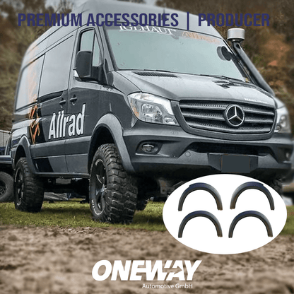 Oneway Kotflügelverbreiterungen MERCEDES Sprinter W906 Facelift 2014-2018