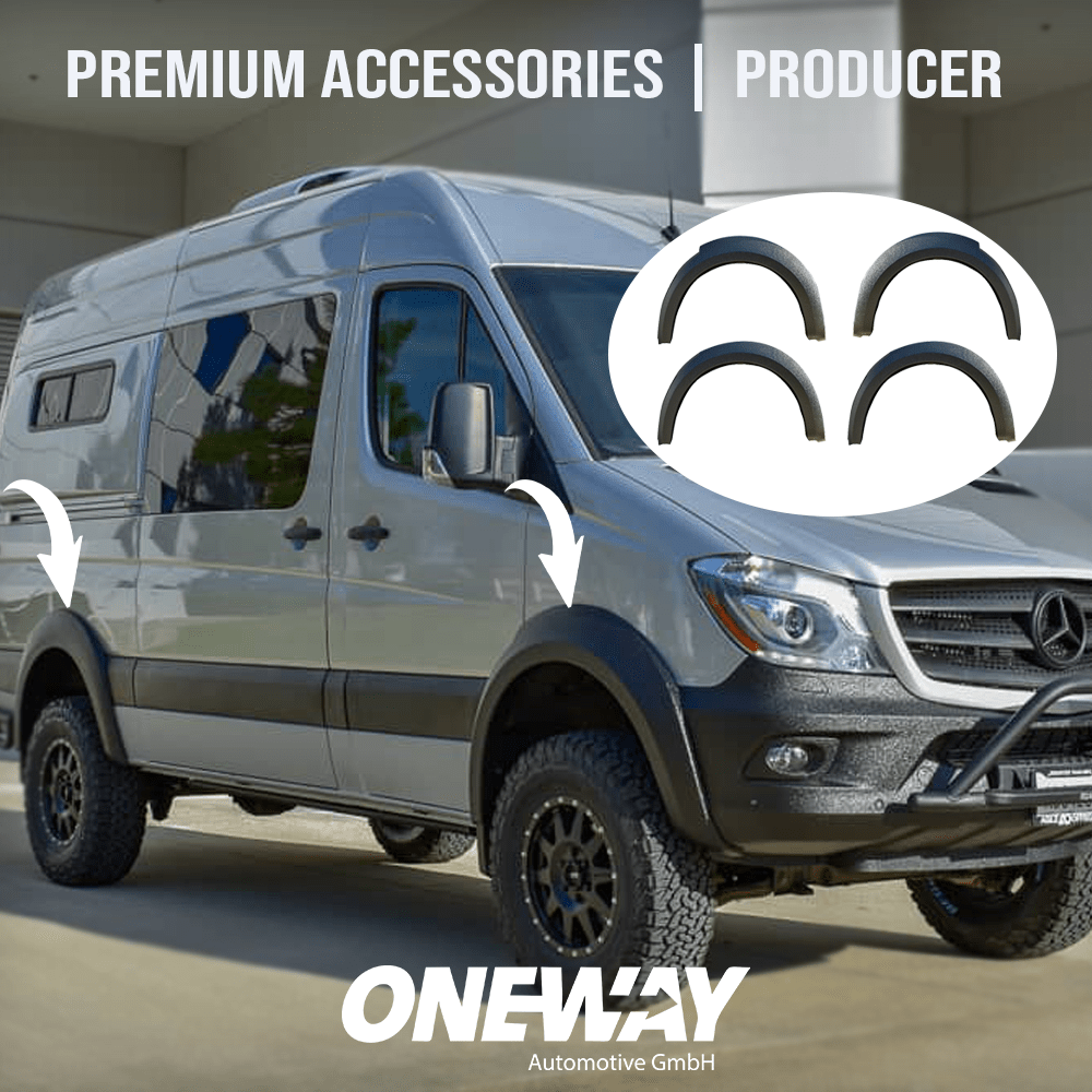 Oneway Kotflügelverbreiterungen MERCEDES Sprinter W906 Facelift 2014-2018