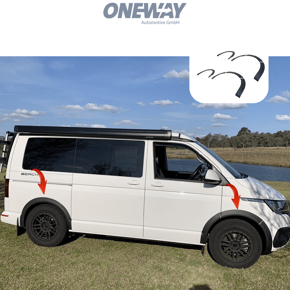 Oneway Radlaufleisten VW Transporter T6.1 2019–2022 mit ABE TÜV