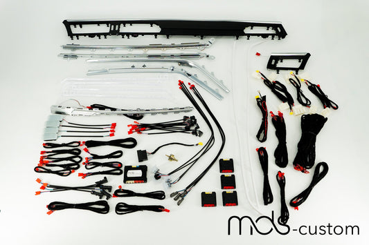 Audi A6 C8 Ambientebeleuchtung Nachrüstsatz | 30 Farben, Steuerung über MMI