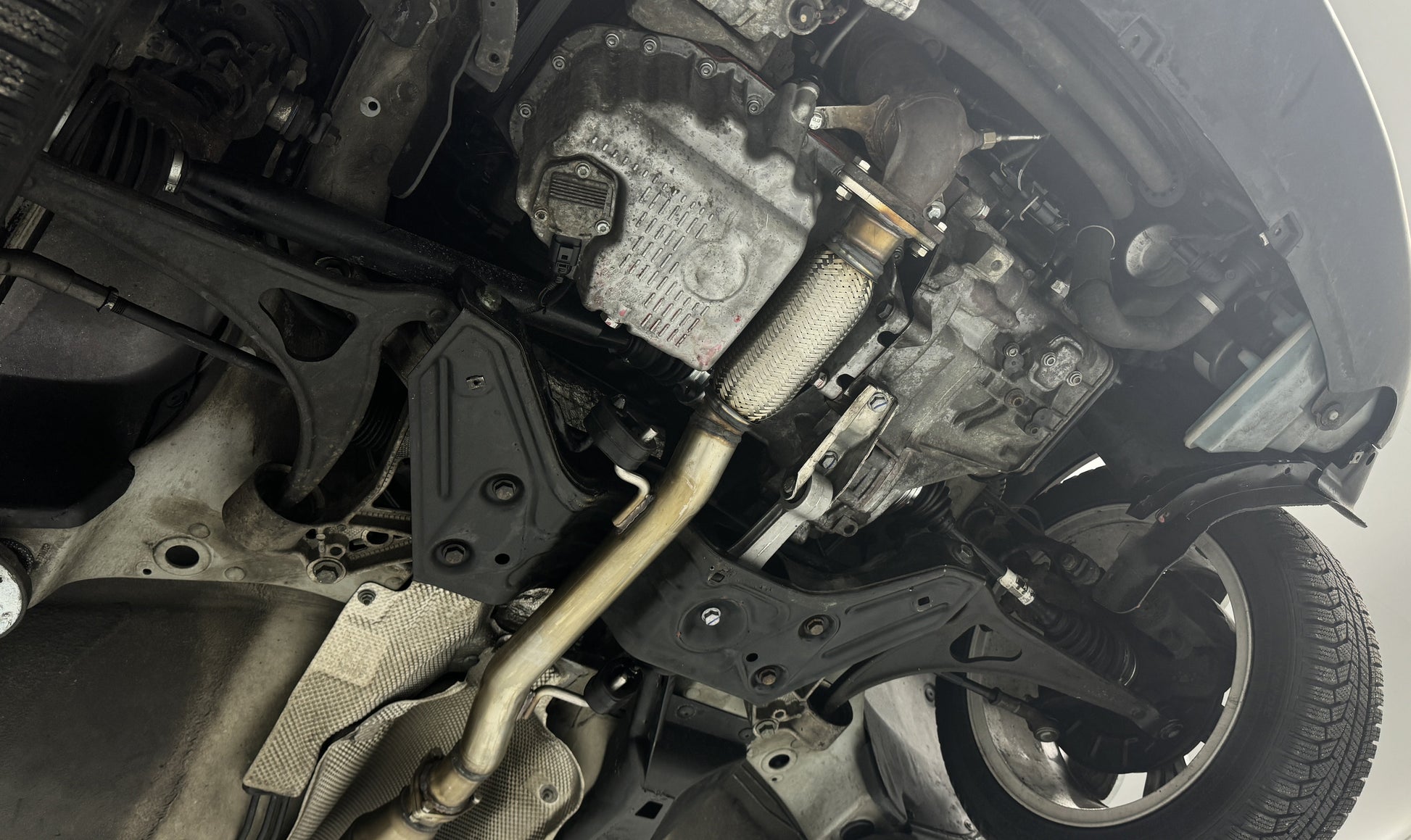 Audi A2 - 1,6l Vorderrohr mit Flexstück (Passend an den originalen Kat oder mit FOX-Kat)