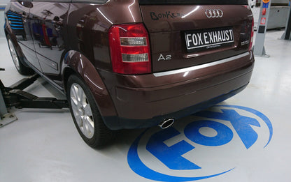 Audi A2 - 1,6l + 1,4l 42l Tank Endschalldämpfer - 115x85 Typ 32