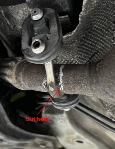 Audi A2 - 1,4l TDI 55kW Vorderrohr mit Flexstück passend auf den originalen Kat
