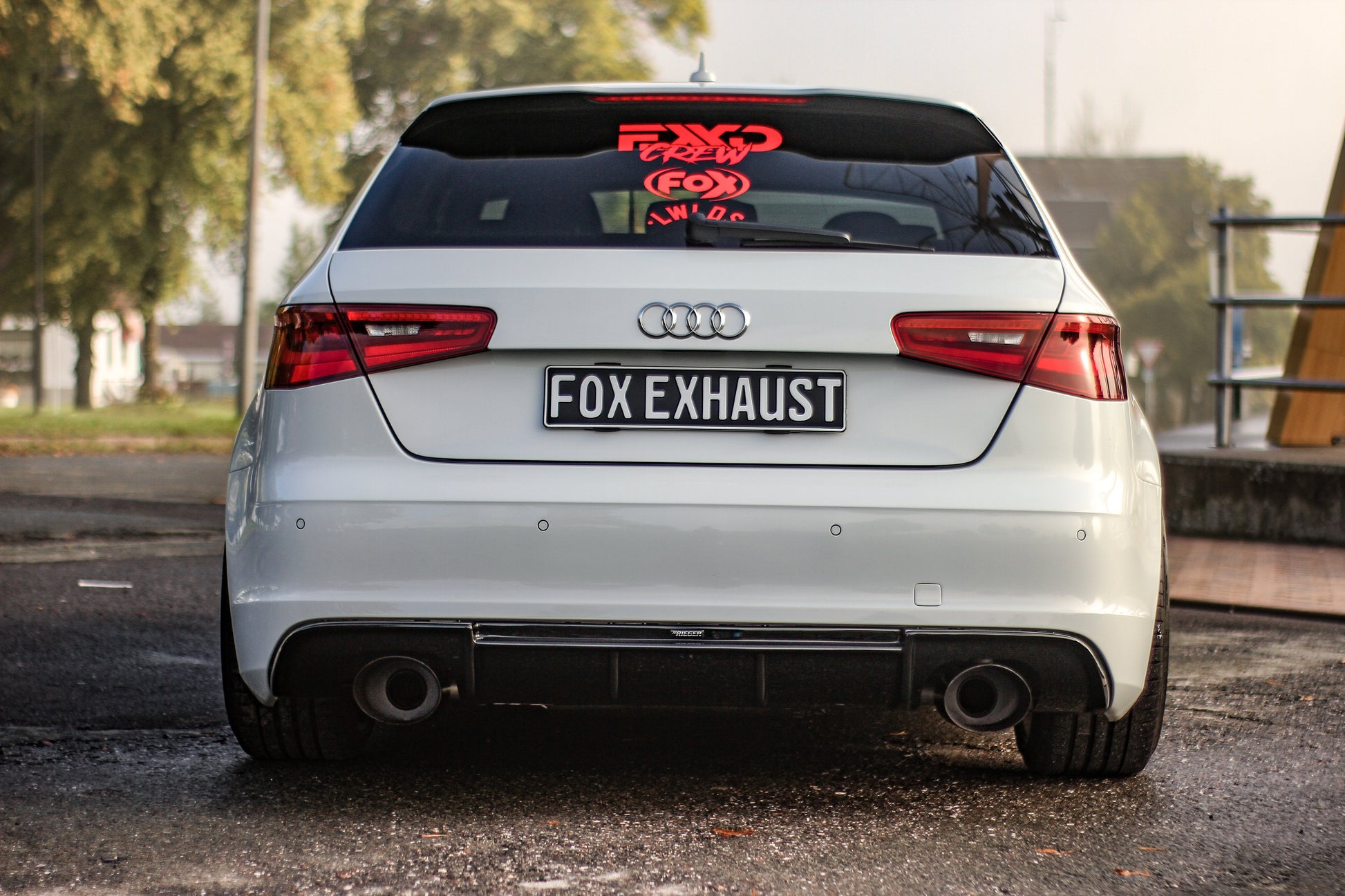 Audi A3 - 8V Sportback quattro FVL Endschalldämpfer Ausgang rechts/links - 160x130 Typ 38 rechts/links