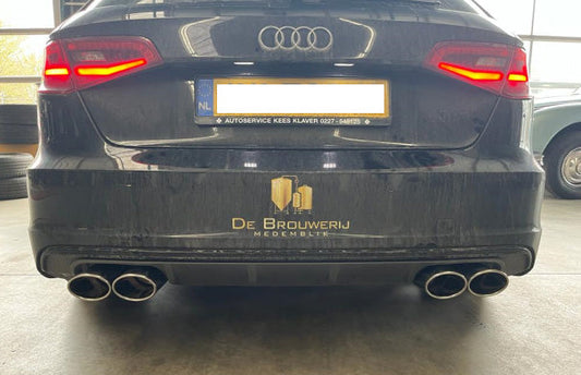 Audi A3 8V Sportback E-tron Endschalldämpfer rechts/links - 2x115x85 Typ 32 rechts/links Passend für S3-Stoßstange