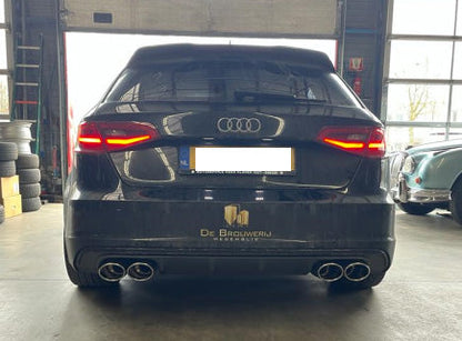 Audi A3 8V Sportback E-tron Endschalldämpfer rechts/links - 2x115x85 Typ 32 rechts/links Passend für S3-Stoßstange