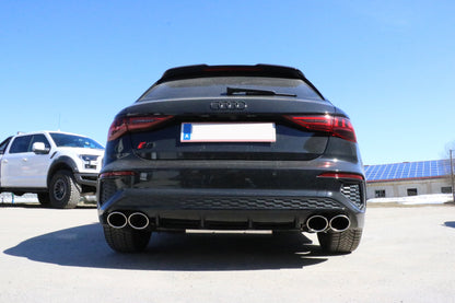 Audi A3 - GY Sportback Endschalldämpfer Ausgang rechts/links - 2x115x85 Typ 32 rechts/links passend für S3 Stoßstange