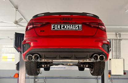 Audi S3 GY - Limousine Halbanlage ab OPF mit Abgasklappen - 2x100 Typ 25 rechts/links