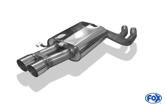 Audi 100/A6 Typ C4 quattro Endschalldämpfer - 2x76 Typ 14