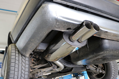 Audi 100 quattro Typ C3 Endschalldämpfer - 2x63 Typ 10 Kopie
