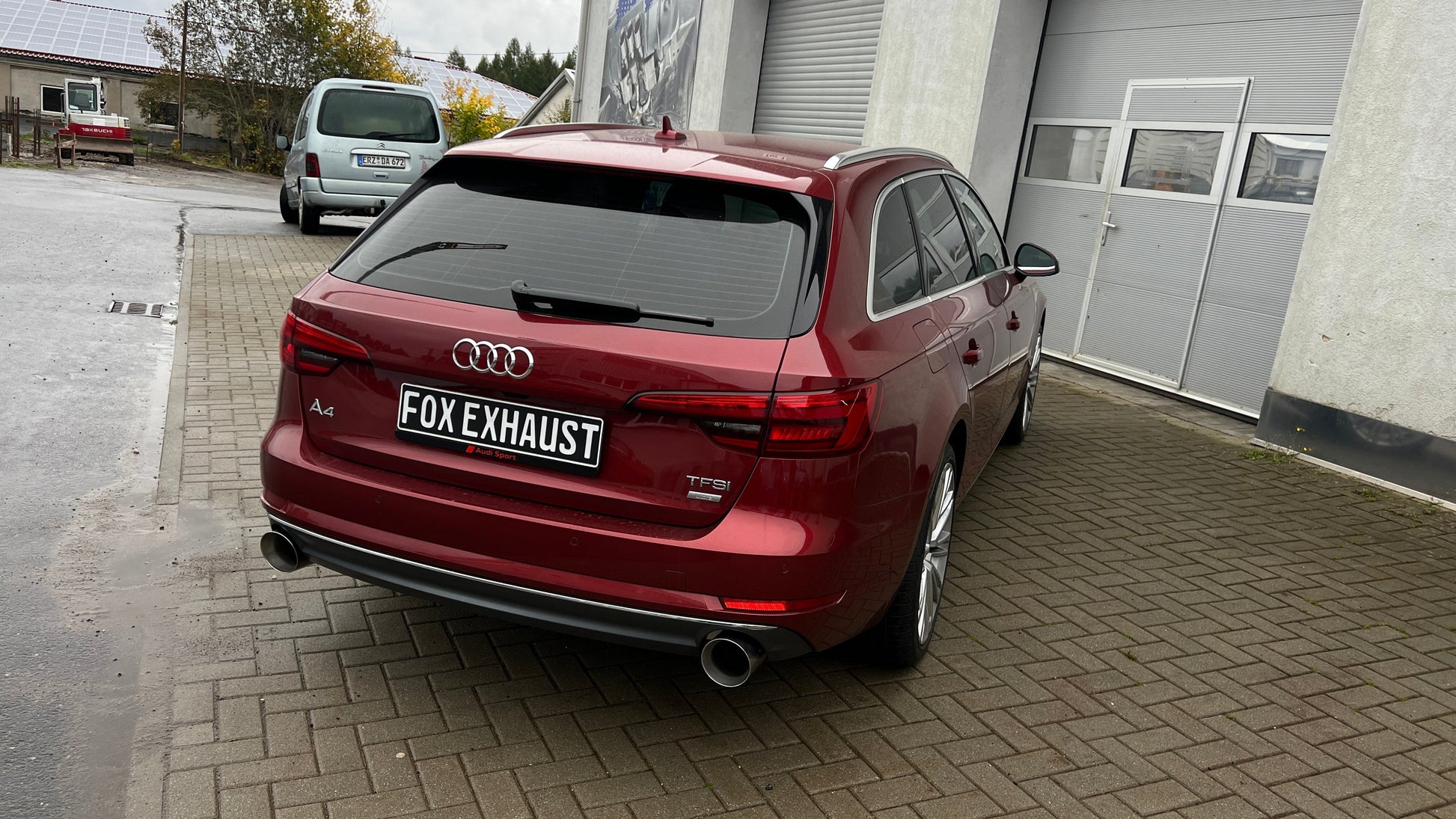 Audi A4 B9 - 2WD Endschalldämpfer rechts/links, Y-Verbinder und Mittelschalldämpfer  - 1x114 Typ 25 rechts/links