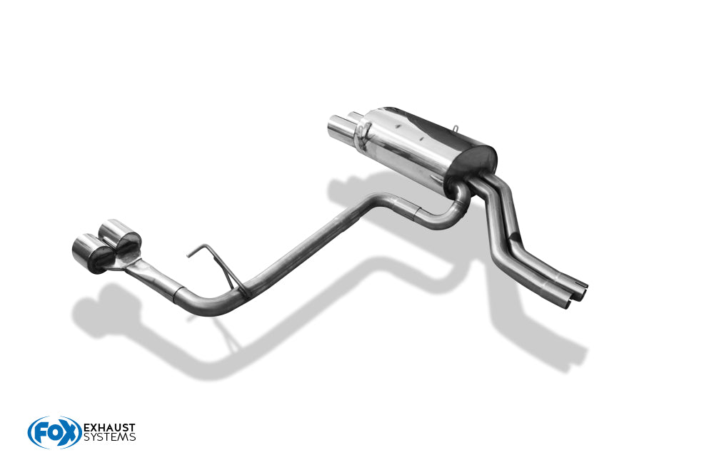 BMW E46 E46 330d/ 330xd Endschalldämpfer Ausgang rechts/links zweiflutig - 2x90 Typ 14 rechts/links
