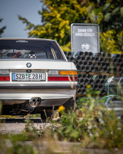 BMW E28 520i ohne Kat Endschalldämpfer - 2x55 Typ 10