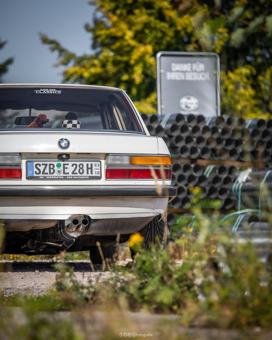 BMW E28 520i ohne Kat Endschalldämpfer - 2x55 Typ 10