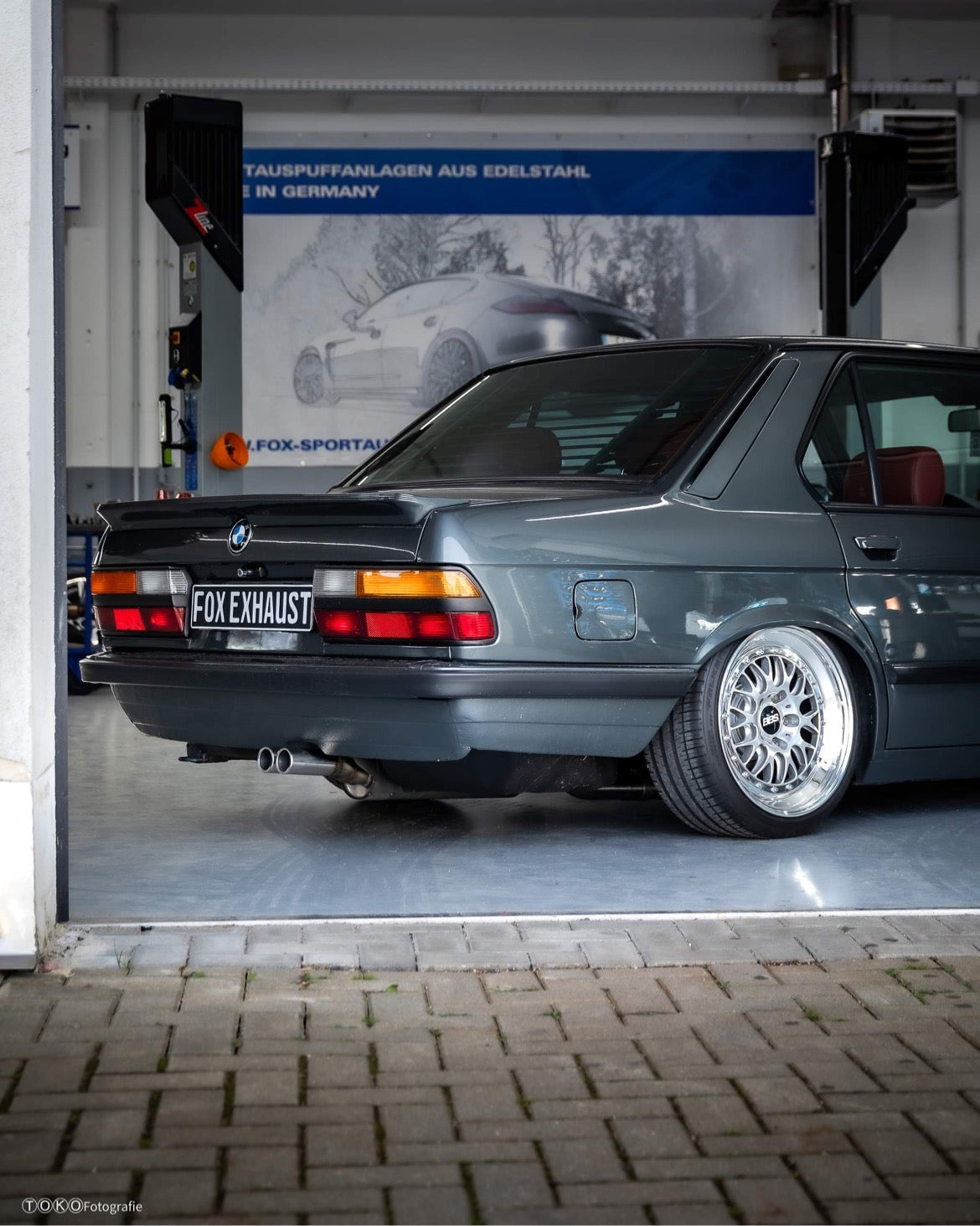 BMW E28 518i ohne Kat Endschalldämpfer - 2x63 Typ 12