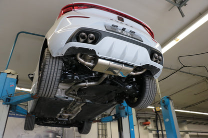 Cupra Leon 4x2 - KL Endschalldämpfer Ausgang rechts/links - 2x80 Typ 25 rechts/links