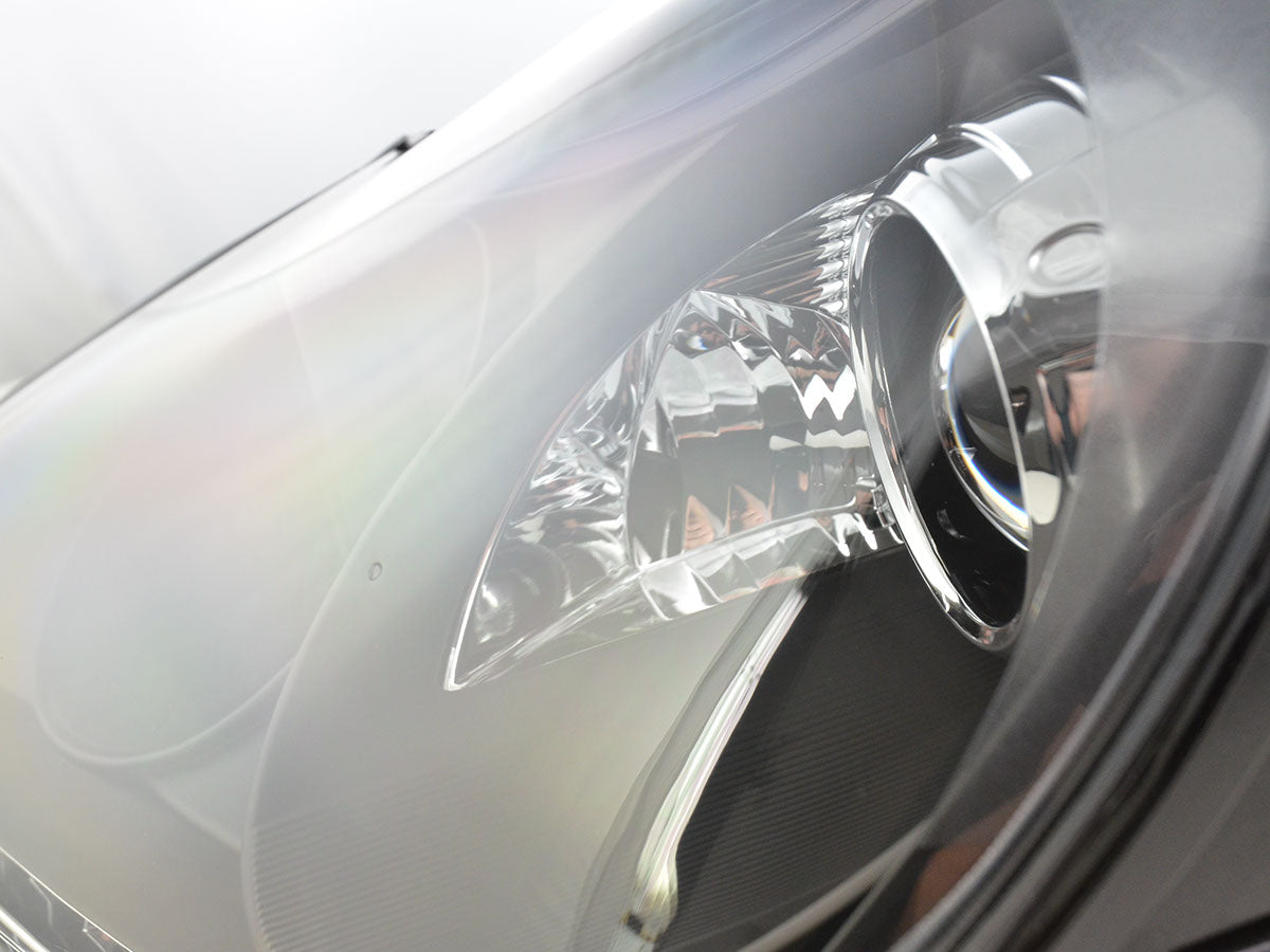 Scheinwerfer Set Daylight LED TFL-Optik Porsche Cayenne  03-07 schwarz