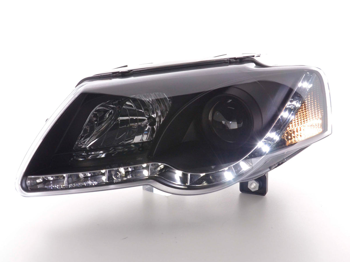 Scheinwerfer Set Daylight LED TFL-Optik VW Passat Typ 3C  05- schwarz