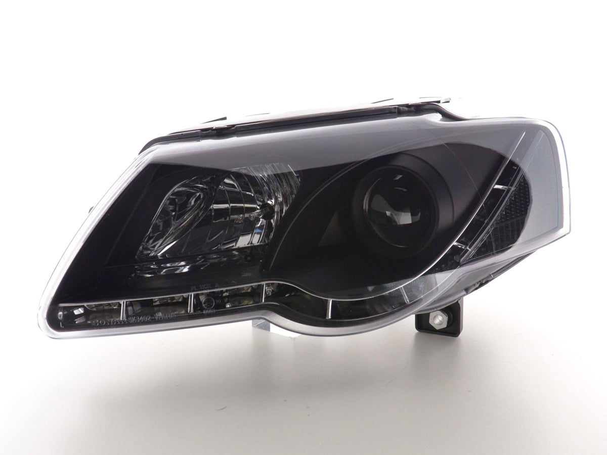 Scheinwerfer Set Daylight LED TFL-Optik VW Passat Typ 3C  05- schwarz