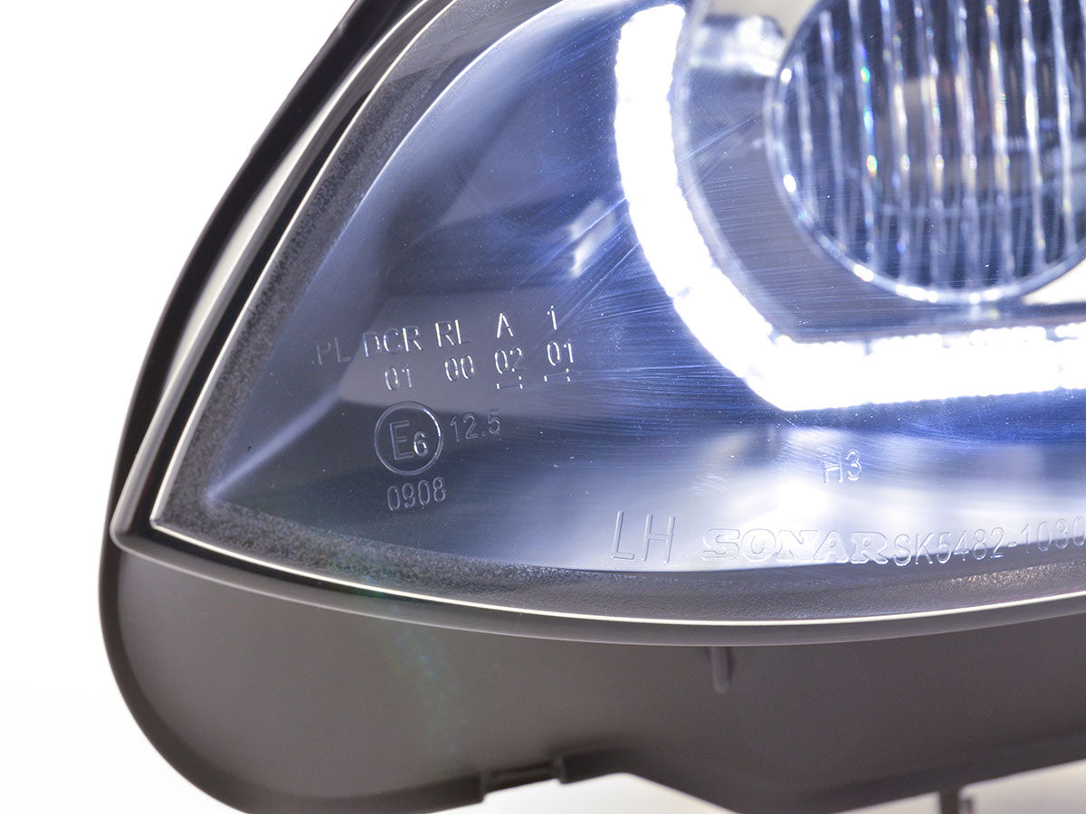 Scheinwerfer Set Xenon Daylight LED Tagfahrlicht BMW 3er E92/E93  06-10 schwarz
