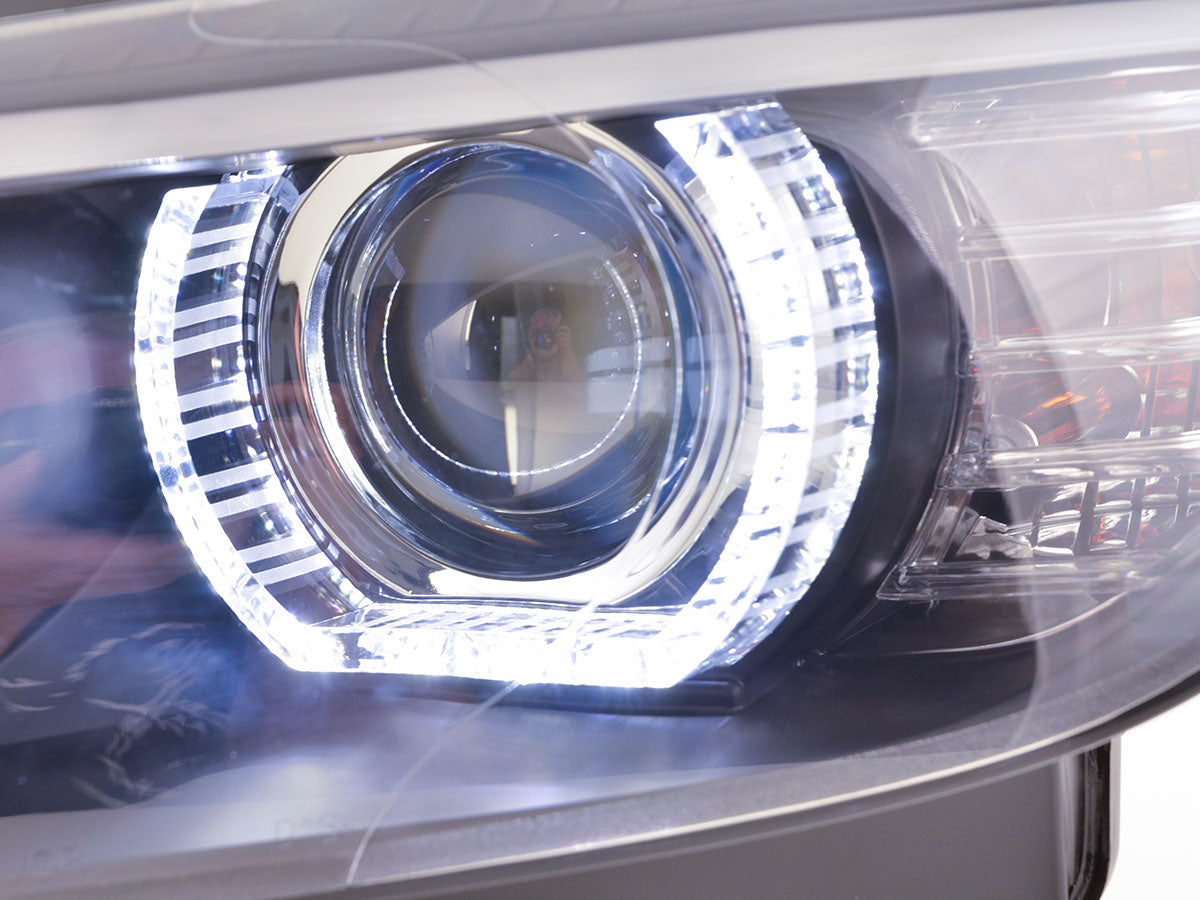 Scheinwerfer Set Xenon Daylight LED Tagfahrlicht BMW 3er E92/E93  06-10 schwarz