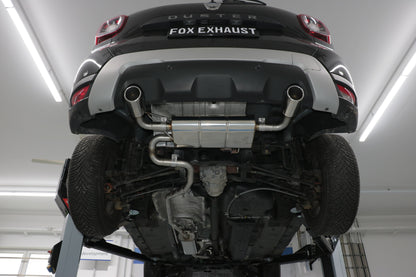Dacia Duster 4x4 Facelift Endschalldämpfer quer Ausgang rechts/links - 1x90 Typ 16 rechts/links